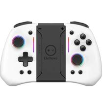 Joy-pad Sem Fio RGB Linyuvo KS42 Meteor Light para Switch Lite/OLED - 8 Cores, Vibração e Turbo Joy-pad Sem Fio RGB Linyuvo KS42 Meteor Light para Switch Lite/OLED - 8 Cores, Vibração e Turbo