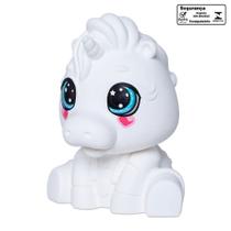 Joy Unicornio Pintura Samba Toys com Pincel e Tintas Brinquedo Lavavel Educativo Pedagogico