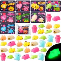 JOYIN Kit com 36 Brinquedos Mochi Squishy que Brilham no Escuro para Presente de Dia dos Namorados