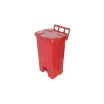 Jsn Lixeira Quadrada Plastica De 100 Litros Com Roda Sem Ped
