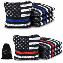 JST GAMEZ Conjunto de 8 Sacos de Cornhole Dupla Face 454g 15x15cm