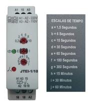Jtei-1 rele tempo mult escala 1/10 110/220v digimec Jtei-1 rele tempo mult escala 1/10 110/220v digimec