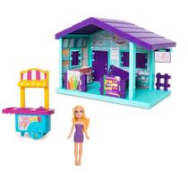 Judy Doce Sorveteria Kit com Carrinho de Sorvete Samba Toys Judy Doce Sorveteria Kit com Carrinho de Sorvete Samba Toys