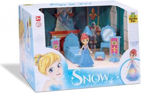 Judy Home Quarto Princesa Snow Com Boneca - Samba Toys 0409c