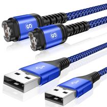 Juego de 2 Cables de Carga de 1.2 m para Reloj Garmin Fenix 5 6 7 Forerunner