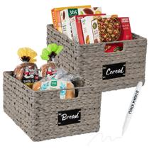 Juego de 2 Cestas para Despensa Best Choice Productos 41x30x20 cm Juego de 2 Cestas para Despensa Best Choice Productos 41x30x20 cm