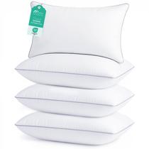 Juego de 4 Almohadas Sasttie King Size Alternativa al Plumón Certificadas OEKO-TEX Juego de 4 Almohadas Sasttie King Size Alternativa al Plumón Certificadas OEKO-TEX