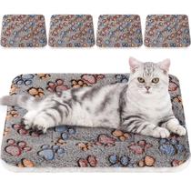 Juego de 4 Colchonetas para Mascotas, Ultra Suaves y Reversibles de Franela para Animales Pequeños Juego de 4 Colchonetas para Mascotas, Ultra Suaves y Reversibles de Franela para Animales Pequeños