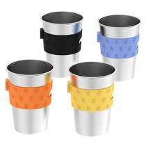 Juego de 4 Tazas Magnéticas Colgantes Rich&Ray de Acero Inoxidable 350mL
