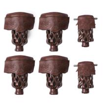 Juego de 6 Bolsillos para Mesa de Billar de Cuero PU de GSE Games