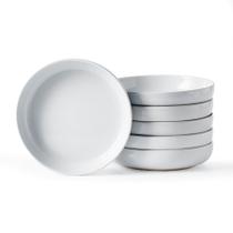 Juego de 6 cuencos Milkyway de Famiware, 970 ml, gris claro