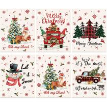 Juego de 6 Paños de Cocina Suecos Navideños Yinder Juego de 6 Paños de Cocina Suecos Navideños Yinder