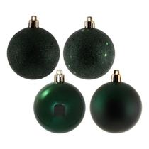 Juego de Adornos Vickerman 2.4" Verde Medianoche con 4 Acabados, 24 Piezas