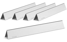 Juego de Barras Flavorizer QuliMetal de 57 cm en Acero Inoxidable, Paquete de 5