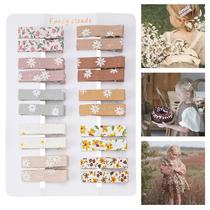 Juego de Clips para el Cabello Fancy Clouds 20 Piezas 5 cm Floral con Pinzas de Cocodrilo Juego de Clips para el Cabello Fancy Clouds 20 Piezas 5 cm Floral con Pinzas de Cocodrilo