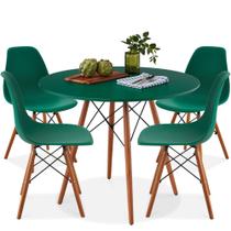 Juego de comedor Best Choice Products compacto de estilo mid-century de 5 piezas