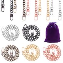 Juego de correas planas con cadena Sweet para bolso, 40 cm, colores mixtos Juego de correas planas con cadena Sweet para bolso, 40 cm, colores mixtos