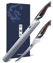 Juego de Cuchillos de Cocina HOSHANHO: Cuchillo para Tajar de 12" y para Deshuesar de 7"