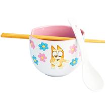 Juego de Cuencos de Cerámica para Ramen Get Trend Bluey 590 ml Apto para Microondas
