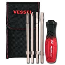 Juego de Destornilladores VESSEL TD-2100 Dual Tone de 4 piezas Juego de Destornilladores VESSEL TD-2100 Dual Tone de 4 piezas