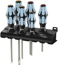 Juego de destornilladores Wera Kraftform Stainless 3334/6 de 6 piezas