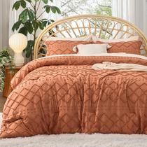 Juego de Edredón Bedsure California King Calabaza 3 Piezas