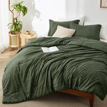 Juego de Edredón Bedsure Twin/Twin XL Verde Oscuro para Todas las Estaciones Juego de Edredón Bedsure Twin/Twin XL Verde Oscuro para Todas las Estaciones