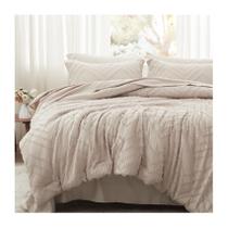 Juego de Edredón Completo Anluoer 7 Piezas Color Caqui en Bolsa