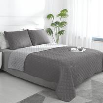 Juego de edredón Easy-Going Queen Plus Talla Grande resistente al agua gris Juego de edredón Easy-Going Queen Plus Talla Grande resistente al agua gris