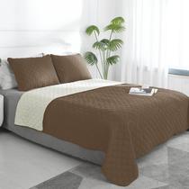 Juego de Edredón Fácil de Usar Tamaño Full/Queen Reversible + 2 Fundas de Almohada