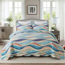 Juego de Edredón HoneiLife Queen 230x244 cm Ligero 3 Piezas