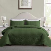 Juego de edredón Maple&Stone King 270x244cm Ligero Oliva Juego de edredón Maple&Stone King 270x244cm Ligero Oliva