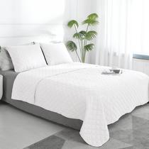 Juego de Edredón Reversible Fácil de Usar Tamaño Full/Queen 234x224 cm Blanco Juego de Edredón Reversible Fácil de Usar Tamaño Full/Queen 234x224 cm Blanco