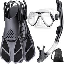 Juego de Equipo para Snorkel Zenoplige: Máscara, Aletas y Tubo para Adultos