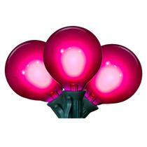 Juego de Luces LED Vickerman Morado Vidrio G50-E12 Filamento 15 Luces Juego de Luces LED Vickerman Morado Vidrio G50-E12 Filamento 15 Luces
