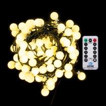 Juego de Luces Vickerman 100 LED Blanco Cálido Cereza 8 Funciones Juego de Luces Vickerman 100 LED Blanco Cálido Cereza 8 Funciones