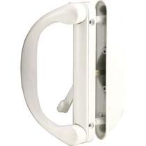 Juego de Manijas para Puerta Corrediza de Patio CRL C1275 Blanco 12.5 cm Juego de Manijas para Puerta Corrediza de Patio CRL C1275 Blanco 12.5 cm
