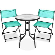 Juego de Muebles de Comedor Bistro para Patio Mejor Opción de 3 Piezas en Acero Juego de Muebles de Comedor Bistro para Patio Mejor Opción de 3 Piezas en Acero