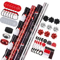 Juego de Papel para Envolver Regalos WRAPAHOLIC Navidad 76x305cm en Rollos Juego de Papel para Envolver Regalos WRAPAHOLIC Navidad 76x305cm en Rollos