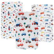 Juego de sábanas ajustables Tontukatu para corral 61x99 cm paquete de 3 Juego de sábanas ajustables Tontukatu para corral 61x99 cm paquete de 3