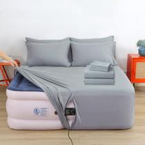 Juego de Sábanas para Colchón Inflable Bedecor Queen de 6 Piezas con Bolsillo Profundo