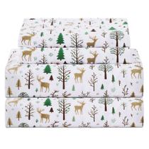Juego de Sábanas Softan Navideñas para Cama Individual de 3 Piezas
