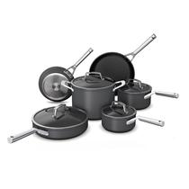 Juego de utensilios de cocina Ninja NeverStick Premium anodizado duro de 10 piezas