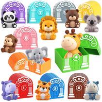 Juguete Educativo AuroTops Animales del Safari con 20 Piezas para Niños de 1 a 3 Años