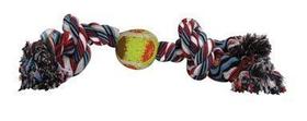 Juguete para Perro con Cuerda y Pelota de Tenis de Boss Pet Products Juguete para Perro con Cuerda y Pelota de Tenis de Boss Pet Products
