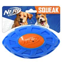 Juguete para Perro Nerf EXO Pelota de Fútbol 15 cm Azul/Naranja