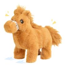 Juguete Pony Caminante de Peluche Easfan con Sonido y Cola Móvil