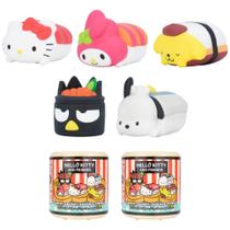 Juguete Squishy Squeeze Hamee Hello Kitty Sushi con Agua 2 Piezas