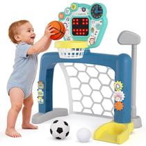 Juguetes Deportivos para Niños Pequeños AIGIMU 3 en 1: Baloncesto, Fútbol y Golf Juguetes Deportivos para Niños Pequeños AIGIMU 3 en 1: Baloncesto, Fútbol y Golf