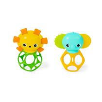 Juguetes mordedores Bright Starts Soother Pals paquete de 2 León y Elefante Juguetes mordedores Bright Starts Soother Pals paquete de 2 León y Elefante